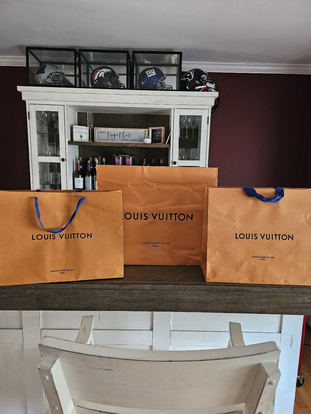 Louis Vuitton Shopping Bags - Set of 3